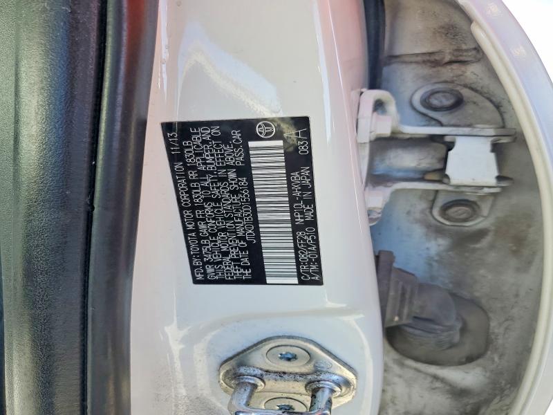 56608226 :رقم المزاد ، JTDKDTB30D1556184 vin ، 2013 Toyota Prius C مزاد بيع