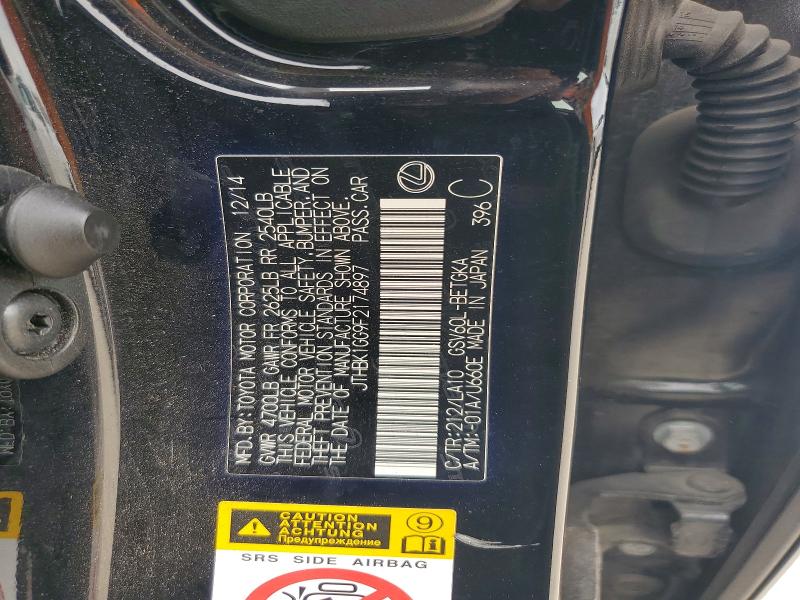 Aukcja sprzedaży 2015 Lexus Es, vin: JTHBK1GG9F2174897, numer aukcji: 56502356