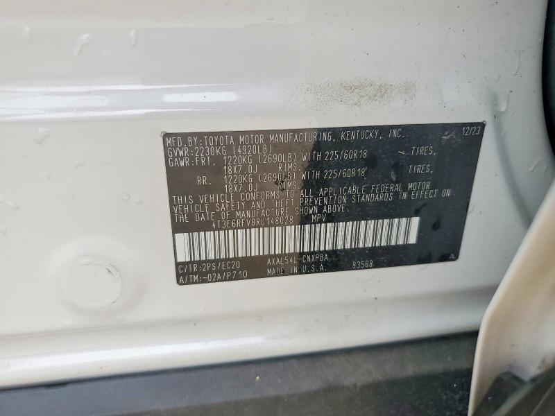 55788486 :رقم المزاد ، 4T3E6RFV8RU148028 vin ، 2024 Toyota Rav4 مزاد بيع