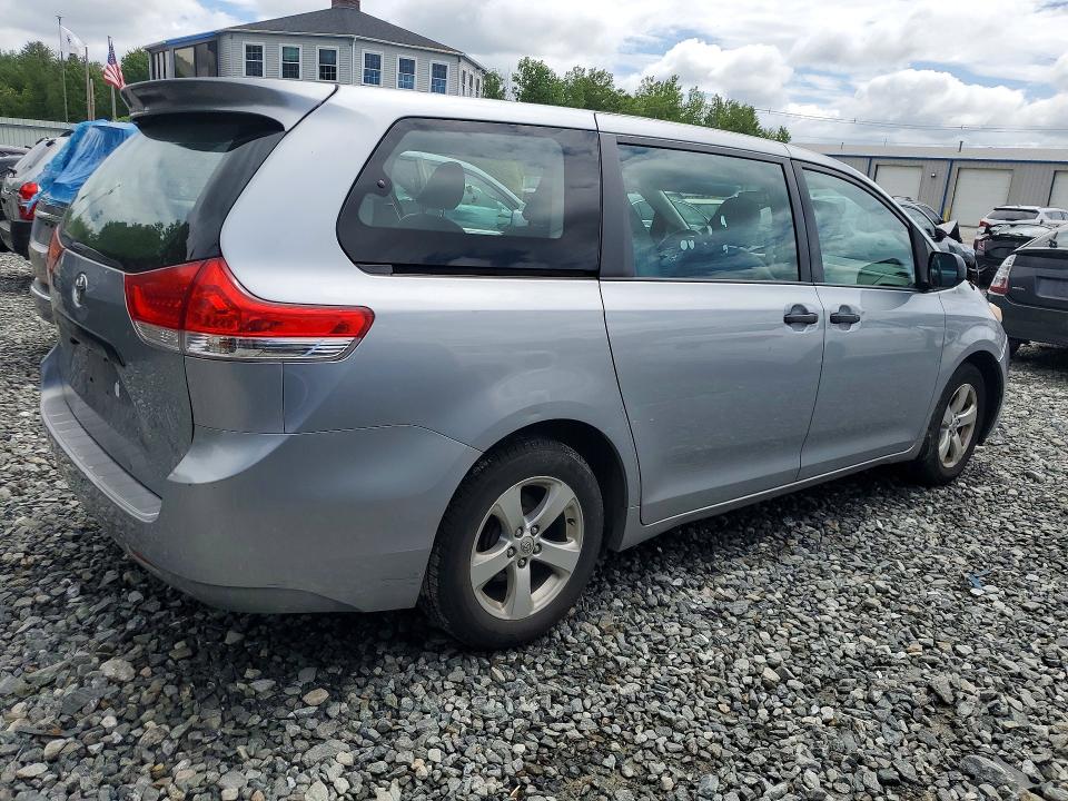 Продажа на аукционе авто 2013 Toyota Sienna, vin: 5TDZK3DC2DS365533, номер лота: 55838896