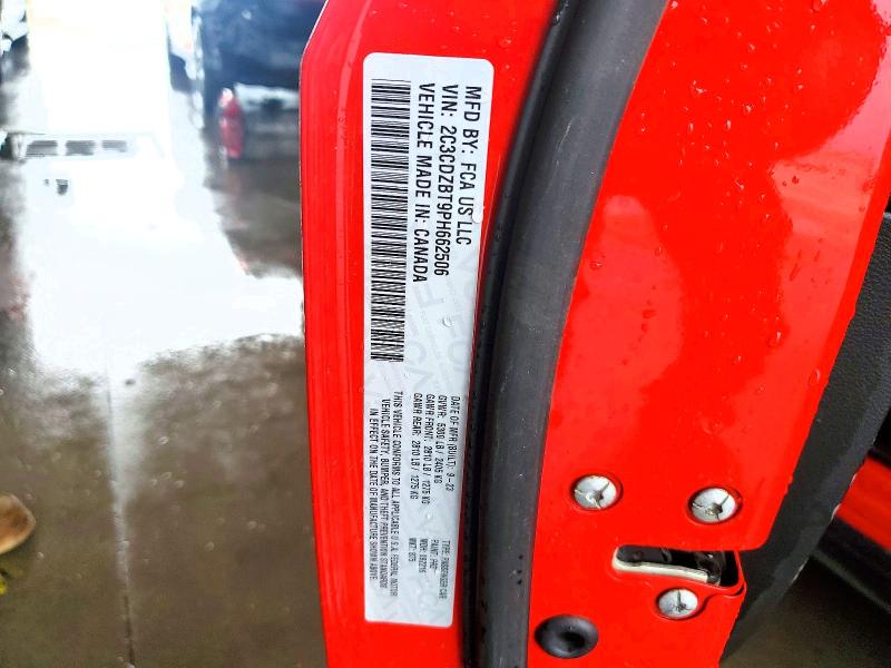 Продаж на аукціоні авто 2023 Dodge Challenger, vin: 2C3CDZBT9PH662506, номер лоту: 57681316