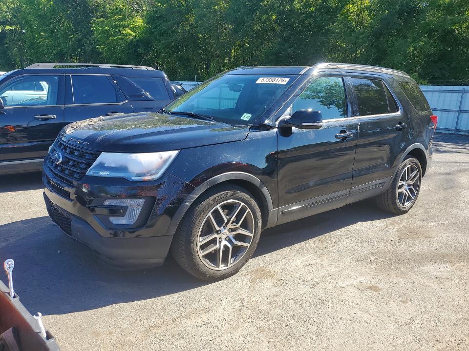 2017 Ford Explorer მანქანა იყიდება აუქციონზე, vin: 1FM5K8GT1HGA00845, აუქციონის ნომერი: 57338176