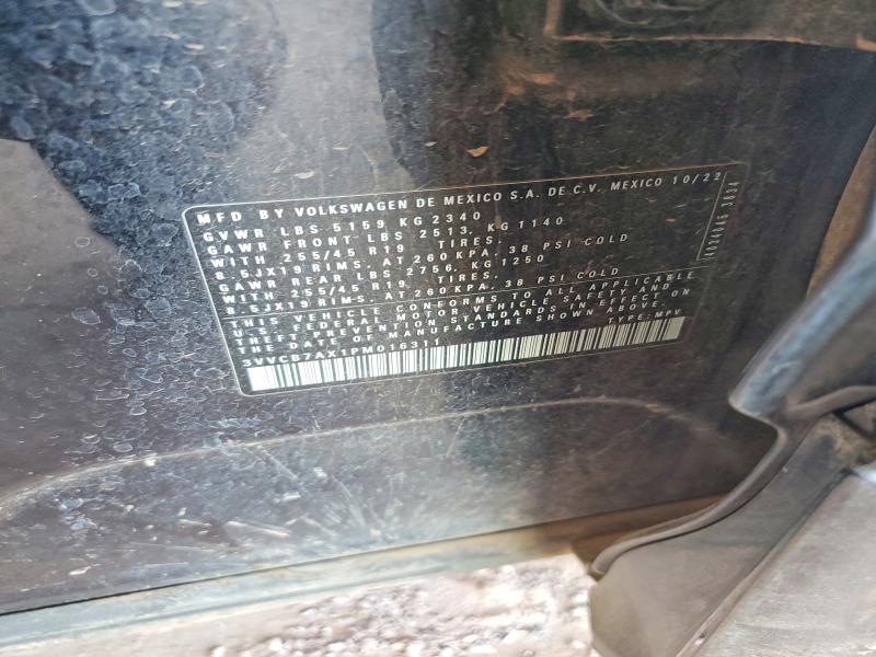 Aukcja sprzedaży 2023 Volkswagen Tiguan, vin: 3VVCB7AX1PM016311, numer aukcji: 54547366