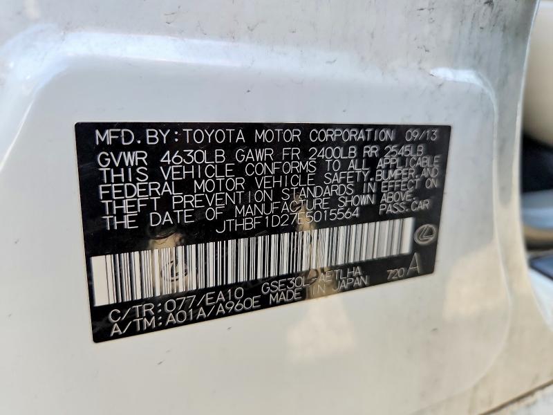 Продажа на аукционе авто 2014 Lexus Is 250, vin: JTHBF1D27E5015564, номер лота: 59163336