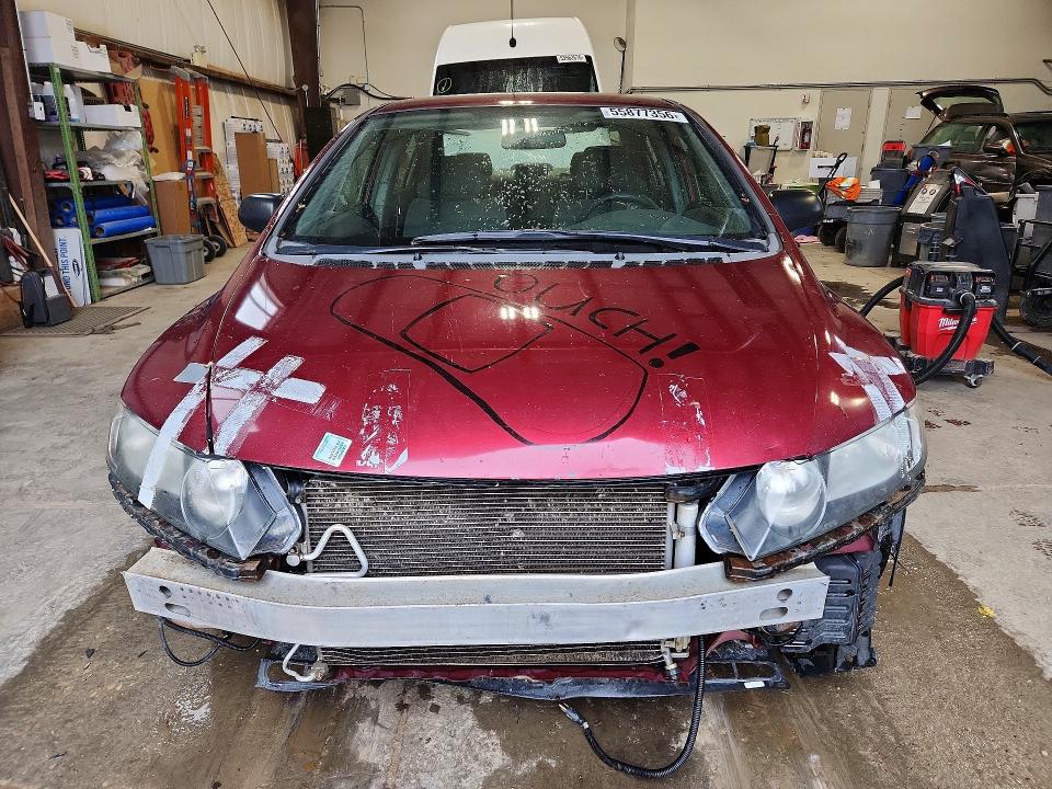 2009 Honda Civic მანქანა იყიდება აუქციონზე, vin: 2HGFA15459H029206, აუქციონის ნომერი: 55877356
