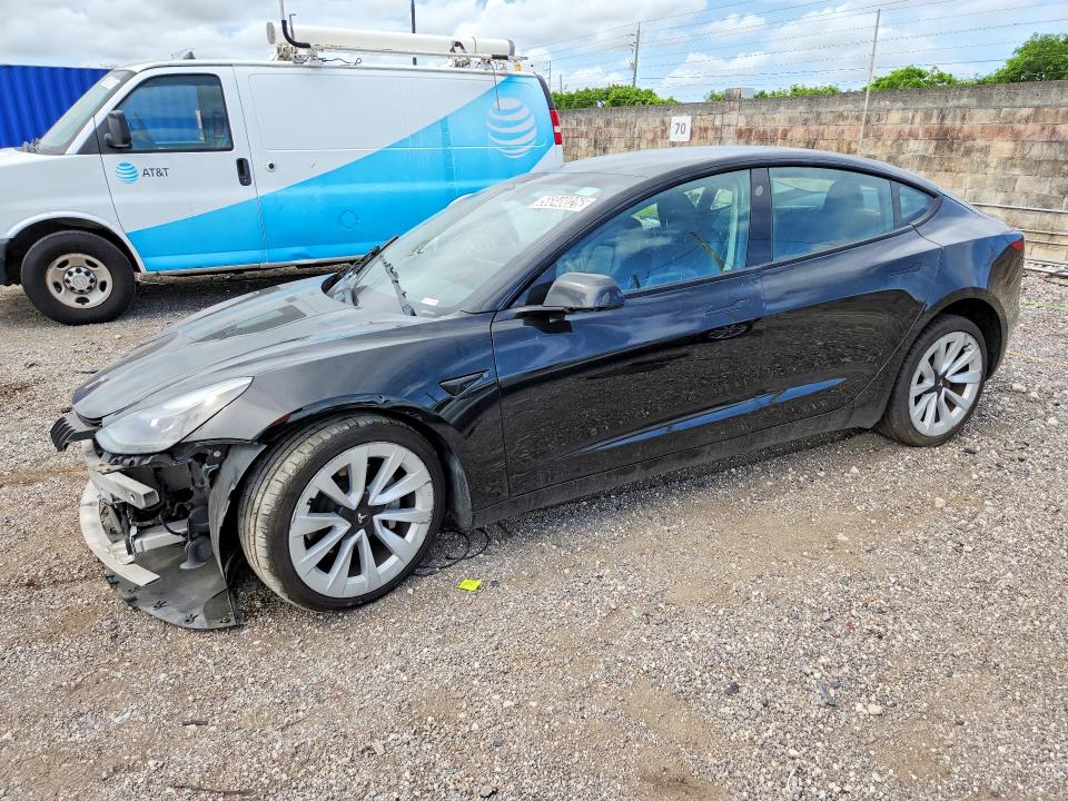Auction sale of the 2022 Tesla Model 3, vin: 5YJ3E1EA9NF370278, lot number: 56848026