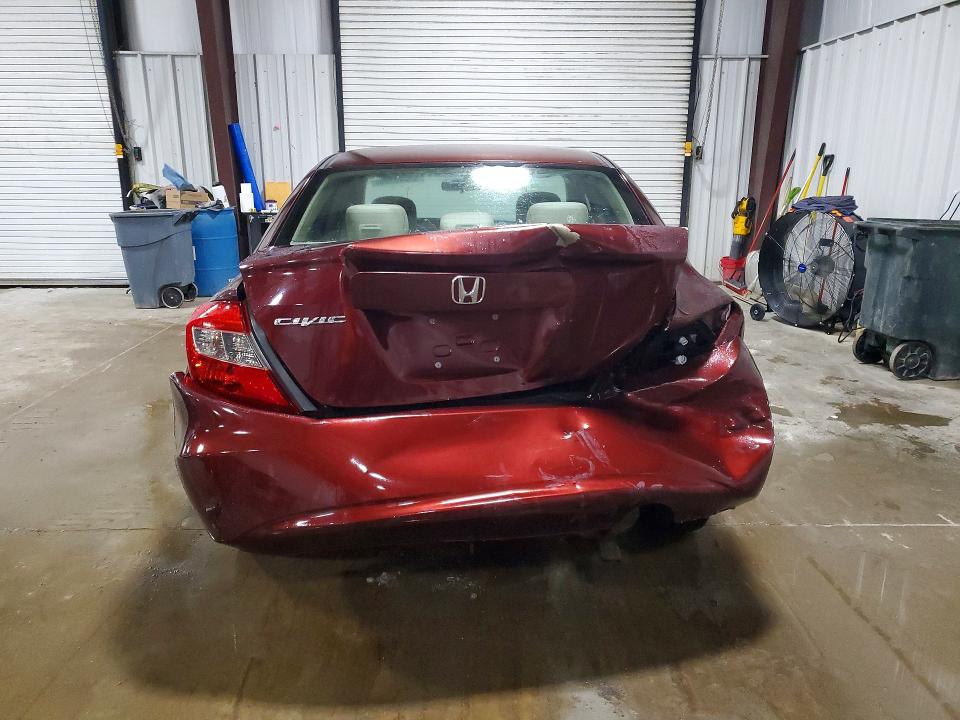 2012 Honda Civic მანქანა იყიდება აუქციონზე, vin: 19XFB2F51CE377032, აუქციონის ნომერი: 59089726