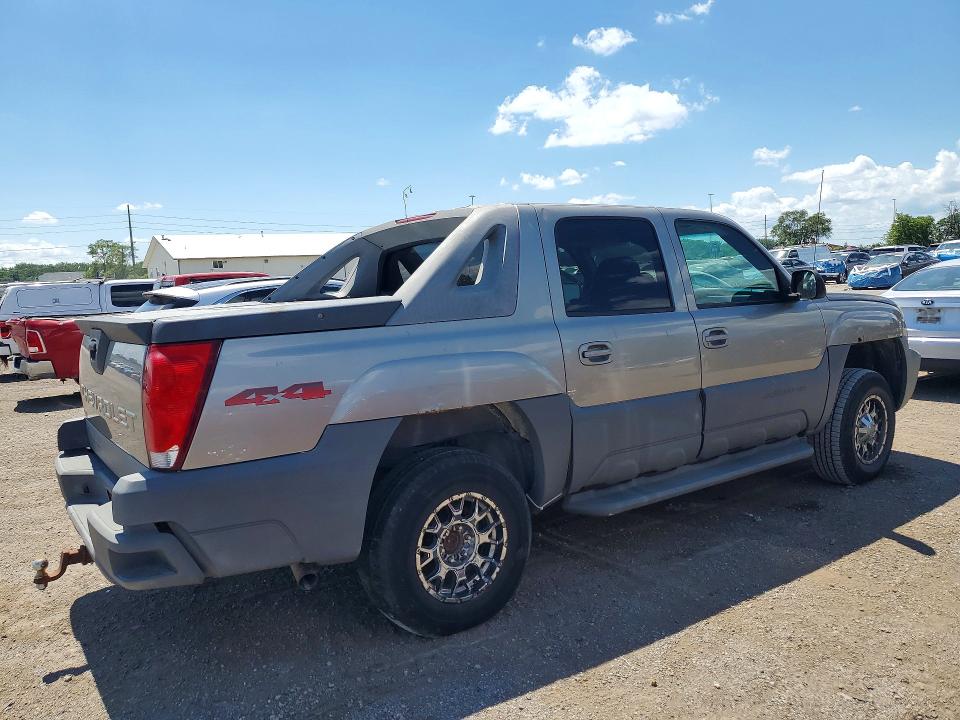 56504646 :رقم المزاد ، 3GNEK13T72G158353 vin ، 2002 Chevrolet Avalanche مزاد بيع