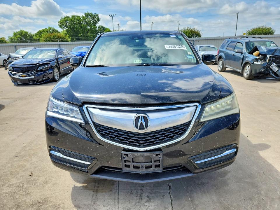 56891606 :رقم المزاد ، 5FRYD4H40FB026502 vin ، 2015 Acura Mdx مزاد بيع