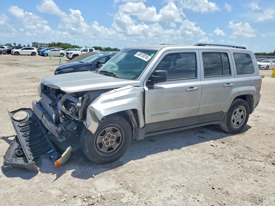 58810016 :رقم المزاد ، 1C4NJPBA9FD208977 vin ، 2015 Jeep Patriot مزاد بيع