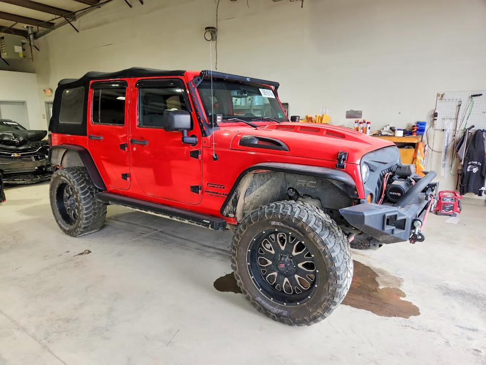 2013 Jeep Wrangler Unlimited მანქანა იყიდება აუქციონზე, vin: 1C4BJWDGXDL643038, აუქციონის ნომერი: 58516116
