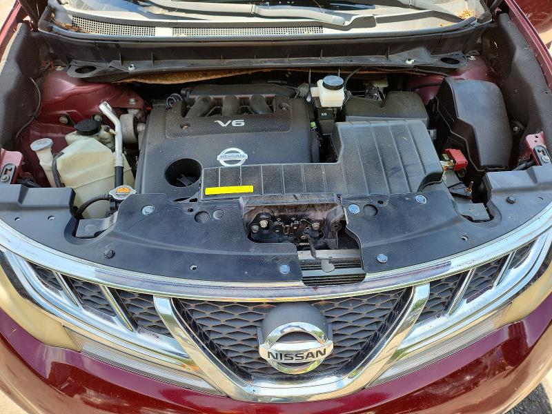 2012 Nissan Murano მანქანა იყიდება აუქციონზე, vin: JN8AZ1MW4CW201131, აუქციონის ნომერი: 58335316