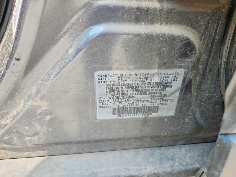 55882986 :رقم المزاد ، 3N1CP5BV1SL480900 vin ، 2025 Nissan Kicks Play مزاد بيع