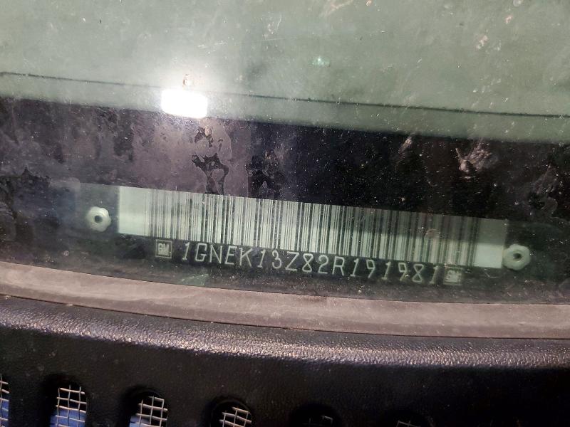Aukcja sprzedaży 2002 Chevrolet Tahoe, vin: 1GNEK13Z82R191981, numer aukcji: 57822376