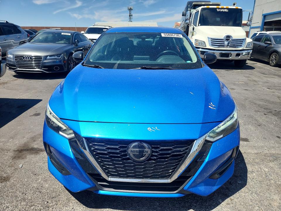 55806736 :رقم المزاد ، 3N1AB8DV4MY227290 vin ، 2021 Nissan Sentra مزاد بيع