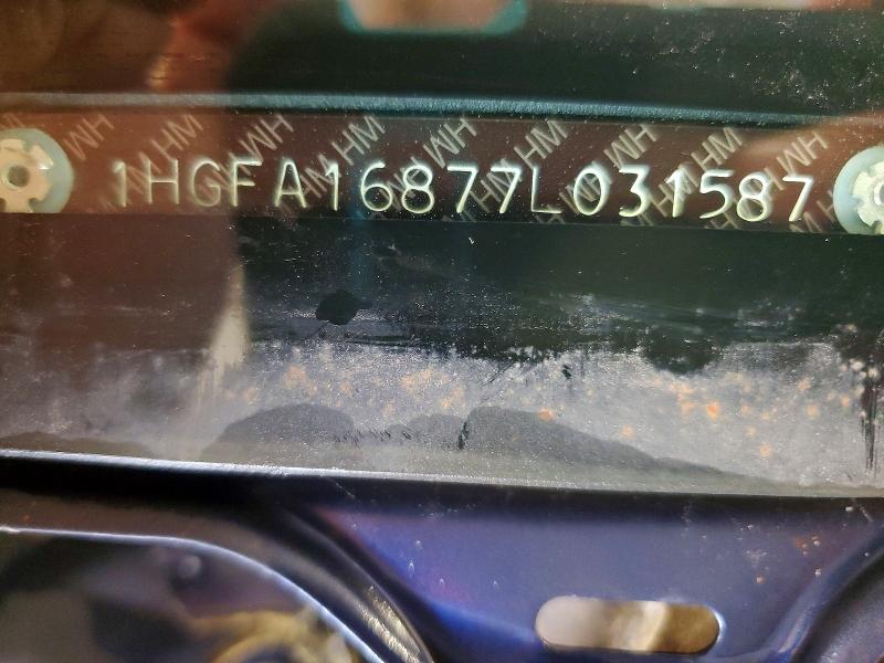 Продаж на аукціоні авто 2007 Honda Civic, vin: 1HGFA16877L031587, номер лоту: 57906866