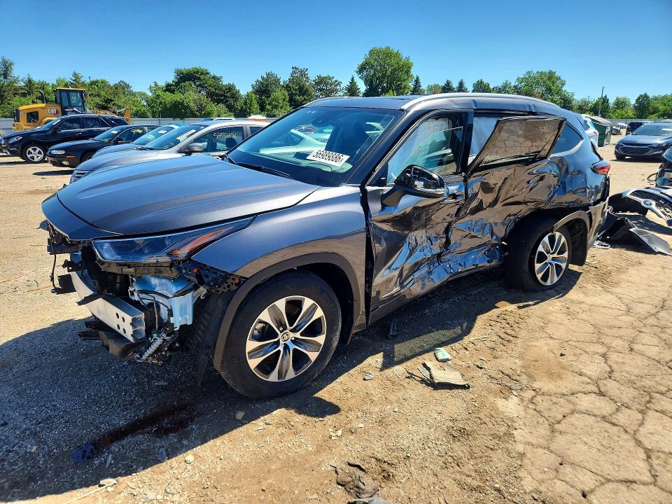 Aukcja sprzedaży 2022 Toyota Highlander, vin: 5TDGZRBH2NS594624, numer aukcji: 56989886
