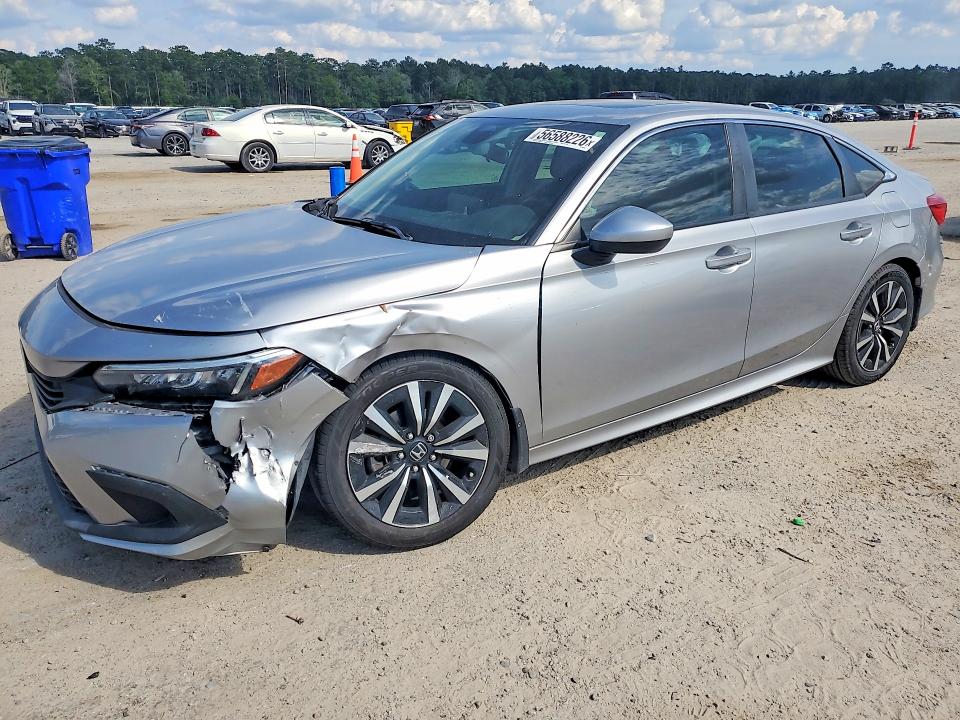 56588226 :رقم المزاد ، JHMFE1F75NX002023 vin ، 2022 Honda Civic مزاد بيع