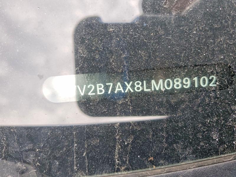 2020 Volkswagen Tiguan მანქანა იყიდება აუქციონზე, vin: 3VV2B7AX8LM089102, აუქციონის ნომერი: 58180306