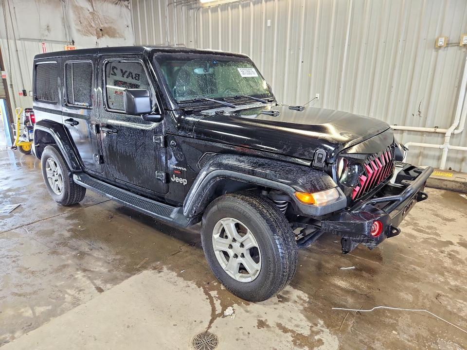 58728876 :رقم المزاد ، 1C4HJXEG4JW116766 vin ، 2018 Jeep Wrangler Unlimited مزاد بيع