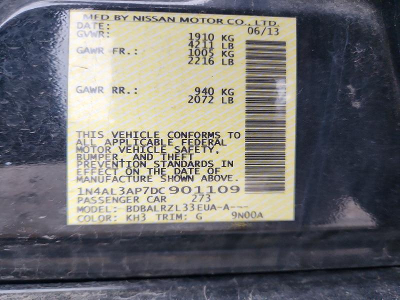 56772386 :رقم المزاد ، 1N4AL3AP7DC901109 vin ، 2013 Nissan Altima مزاد بيع