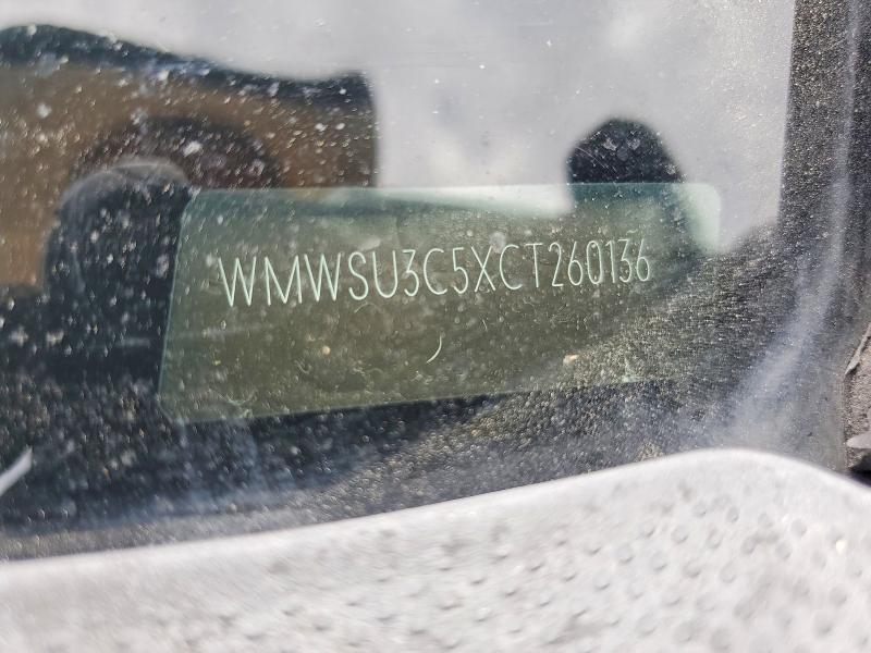 Продаж на аукціоні авто 2012 Mini Cooper, vin: WMWSU3C5XCT260136, номер лоту: 57818236