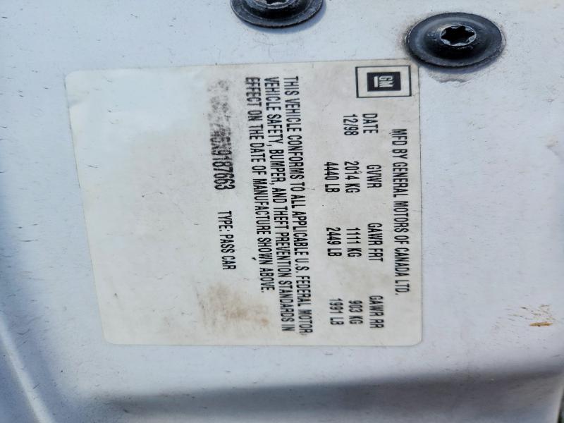 Aukcja sprzedaży 1999 Chevrolet Lumina, vin: 2G1WL52M5X9187663, numer aukcji: 58479276