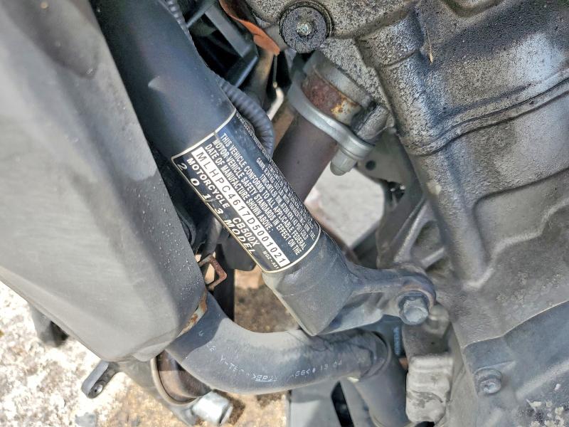 56366506 :رقم المزاد ، MLHPC4617D5001021 vin ، 2013 Honda Cb500 مزاد بيع