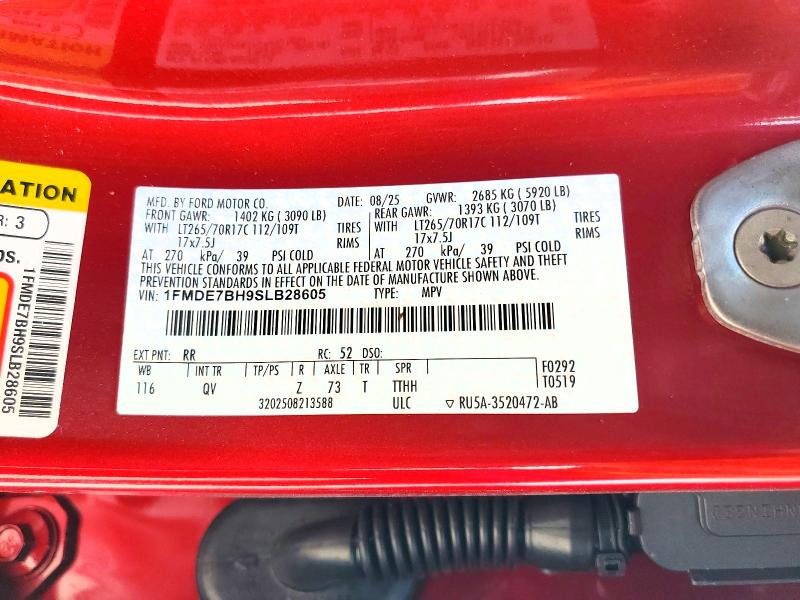 Продаж на аукціоні авто 2025 Ford Bronco, vin: 1FMDE7BH9SLB28605, номер лоту: 55538496