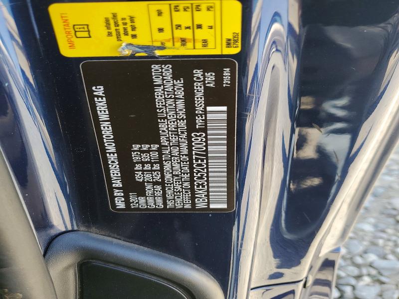 Aukcja sprzedaży 2012 Bmw 328, vin: WBAKE3C52CE770093, numer aukcji: 55559376