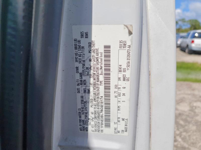 Aukcja sprzedaży 2011 Ford Econoline E350, vin: 1FBNE3BL7BDB18174, numer aukcji: 55235166