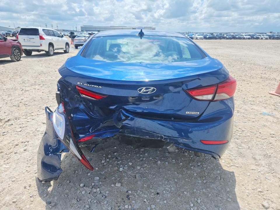 2016 Hyundai Elantra მანქანა იყიდება აუქციონზე, vin: KMHDH4AE6GU551849, აუქციონის ნომერი: 56056436