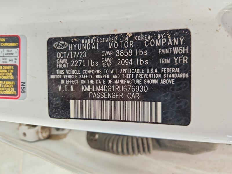 2024 Hyundai Elantra მანქანა იყიდება აუქციონზე, vin: KMHLM4DG1RU676930, აუქციონის ნომერი: 54404336