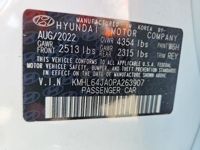 Продаж на аукціоні авто 2023 Hyundai Sonata, vin: KMHL64JA0PA263907, номер лоту: 85610115