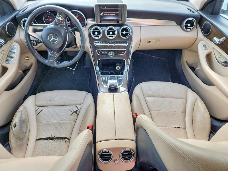 57849836 :رقم المزاد ، 55SWF4JB4FU051767 vin ، 2015 Mercedes-benz C مزاد بيع