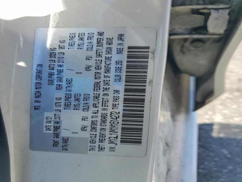 2021 Mazda 6 მანქანა იყიდება აუქციონზე, vin: JM1GL1VM1M1614272, აუქციონის ნომერი: 55964186