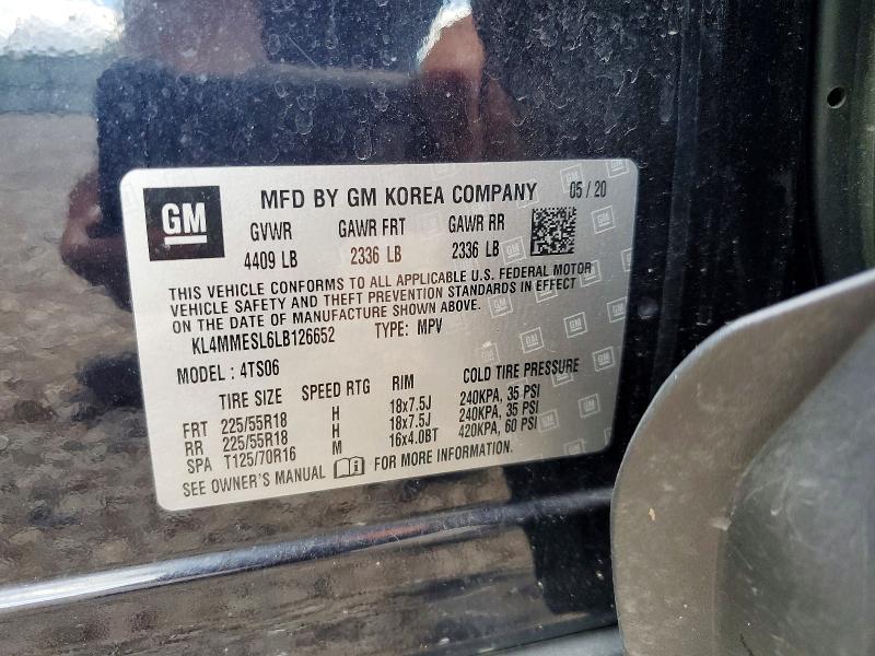 Продажа на аукционе авто 2020 Buick Encore Gx, vin: KL4MMESL6LB126652, номер лота: 57743906