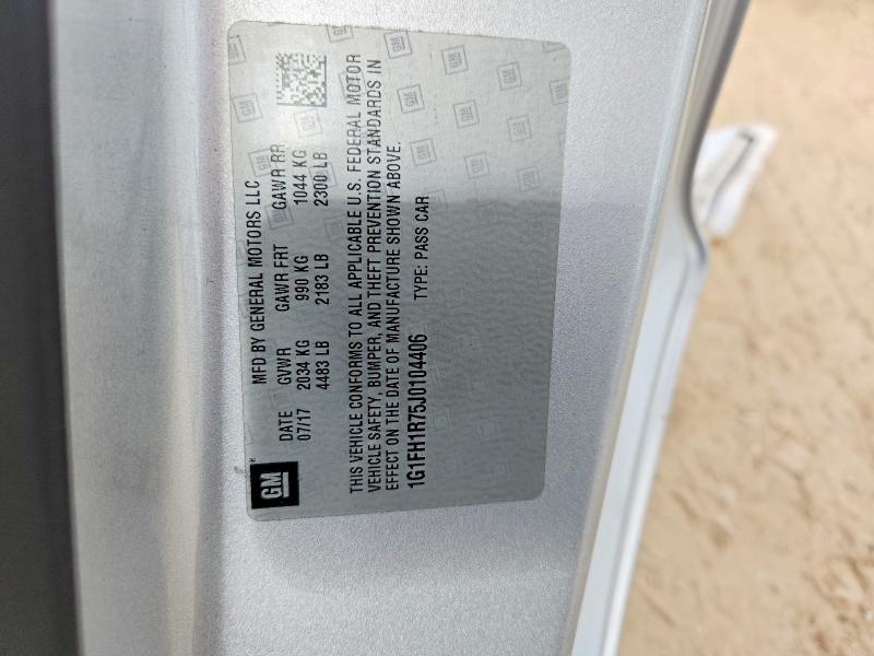 Продаж на аукціоні авто 2018 Chevrolet Camaro, vin: 1G1FH1R75J0104406, номер лоту: 58654876