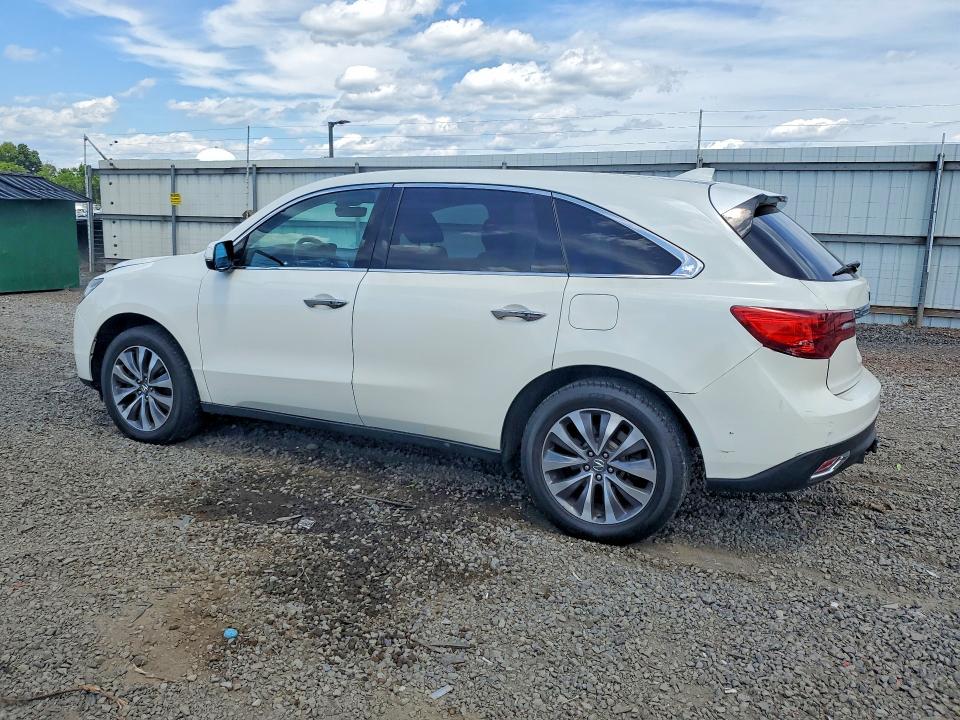 2016 Acura Mdx მანქანა იყიდება აუქციონზე, vin: 5FRYD4H40GB047125, აუქციონის ნომერი: 58180926