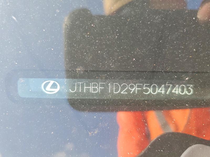 Продажа на аукционе авто 2015 Lexus Is, vin: JTHBF1D29F5047403, номер лота: 57723326
