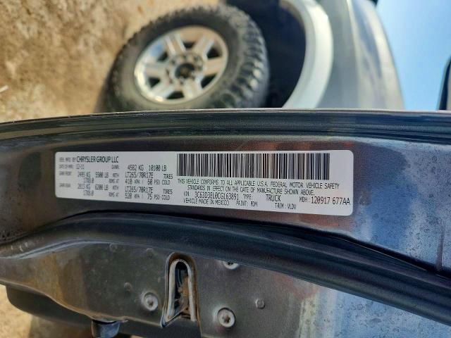 56813116 :رقم المزاد ، 3C63D3EL0CG163891 vin ، 2012 Dodge Ram 3500 مزاد بيع