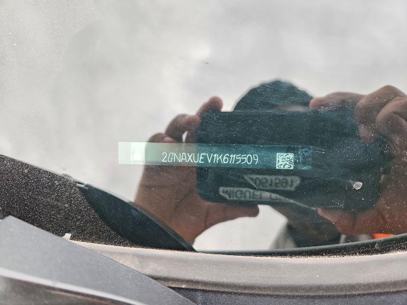 Aukcja sprzedaży 2019 Chevrolet Equinox, vin: 2GNAXUEV1K6115509, numer aukcji: 57863816