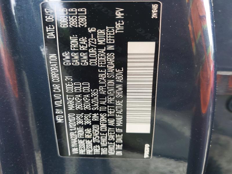 Продажа на аукционе авто 2018 Volvo Xc90, vin: YV4A22PL1J1201070, номер лота: 58615176