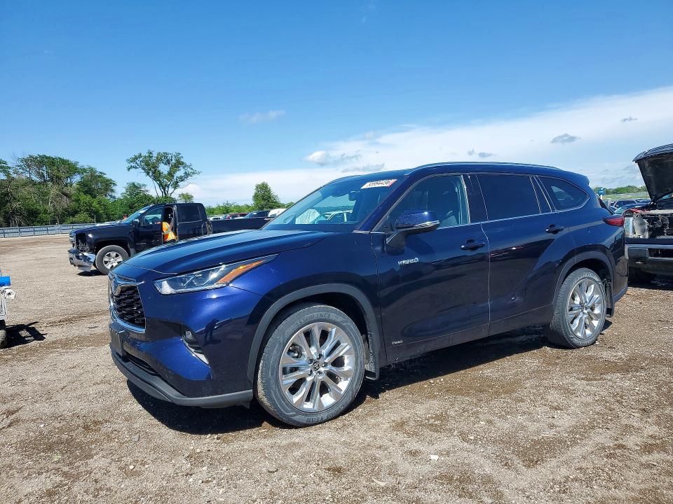 2021 Toyota Highlander მანქანა იყიდება აუქციონზე, vin: 5TDDBRCH9MS536577, აუქციონის ნომერი: 55994496