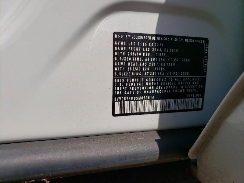 Продажа на аукционе авто 2025 Volkswagen Tiguan, vin: 3VVGR7RM9SM069614, номер лота: 57036196