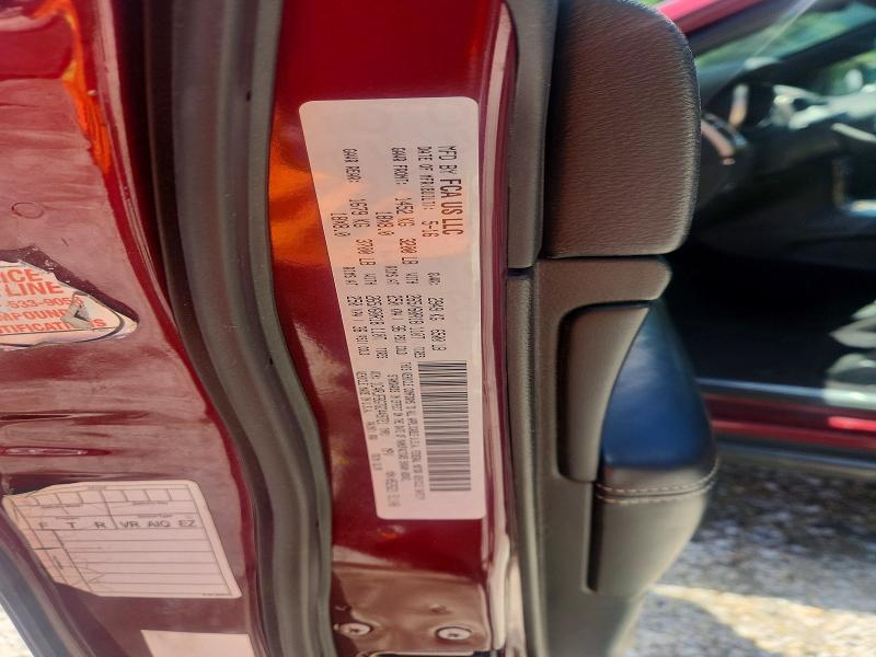 58542006 :رقم المزاد ، 1C4RJFBG7GC449721 vin ، 2016 Jeep Gran Chero مزاد بيع