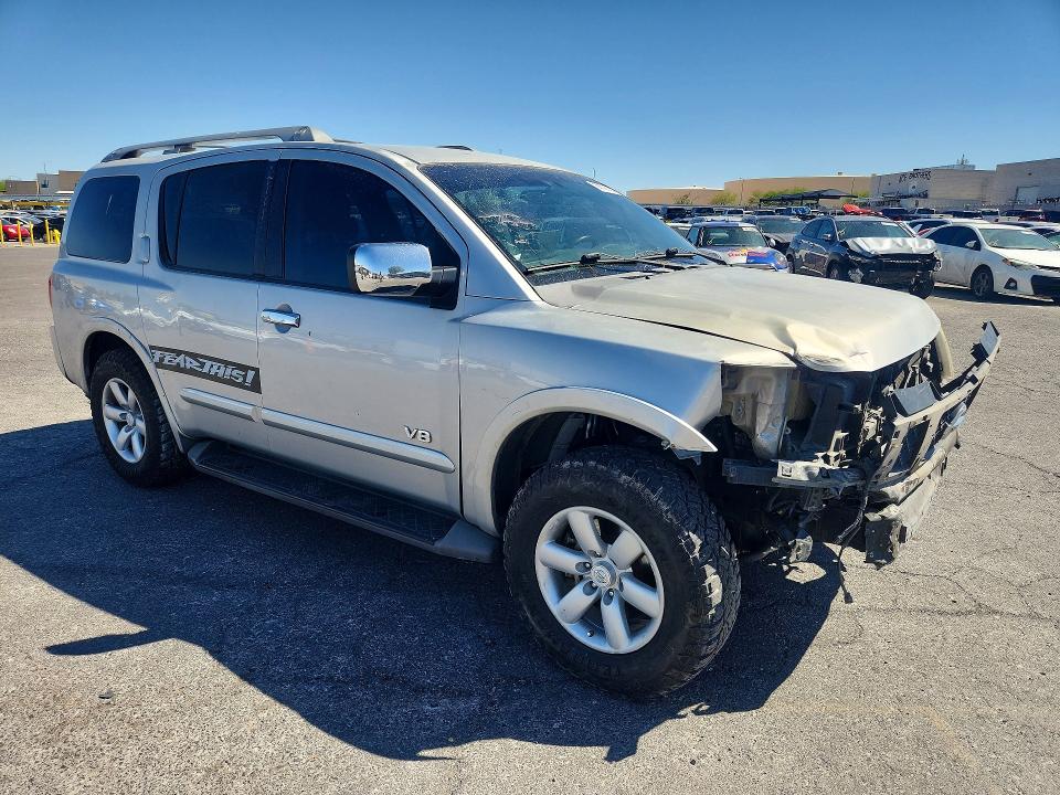 2008 Nissan Armada მანქანა იყიდება აუქციონზე, vin: 5N1AA08D88N613910, აუქციონის ნომერი: 58321316