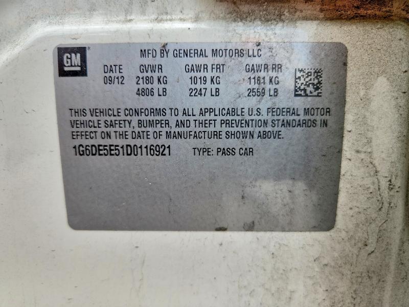 Продажа на аукционе авто 2013 Cadillac Cts, vin: 1G6DE5E51D0116921, номер лота: 56087026