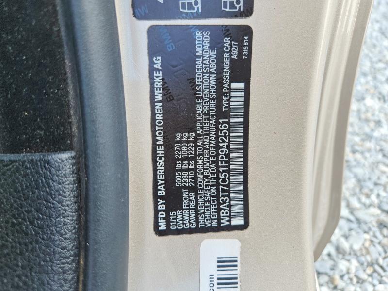 Продаж на аукціоні авто 2015 Bmw 435, vin: WBA3T7C51FP942561, номер лоту: 55476326