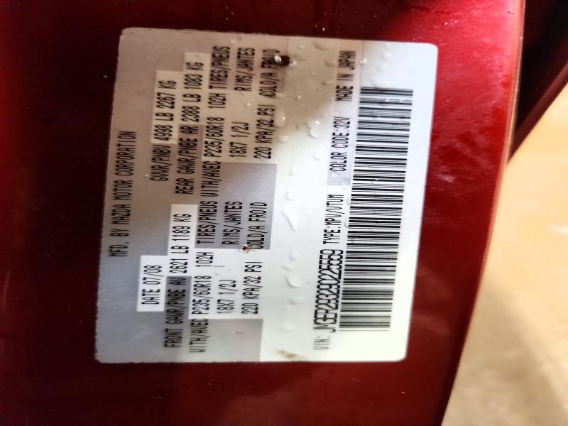 55110906 :رقم المزاد ، JM3ER293290225559 vin ، 2009 Mazda Cx-7 مزاد بيع